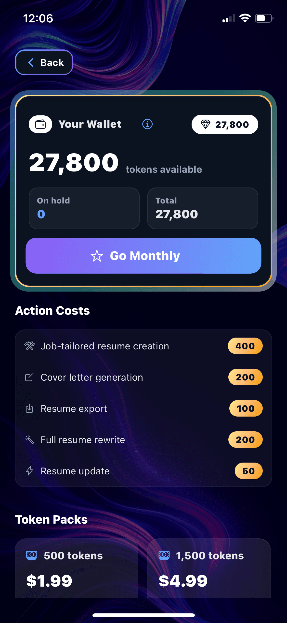 Rizume app screenshot 7